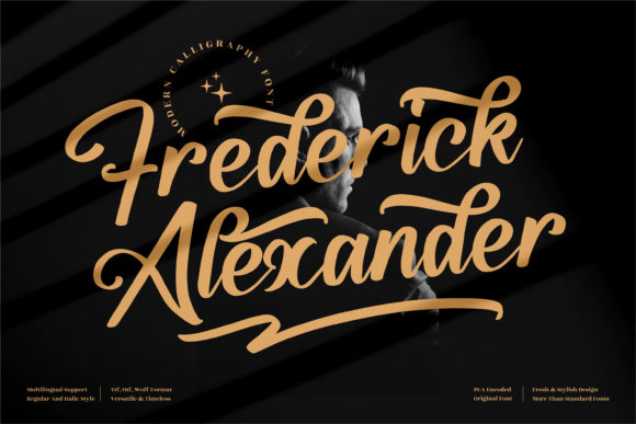 Frederick Alexander Font Poster 1