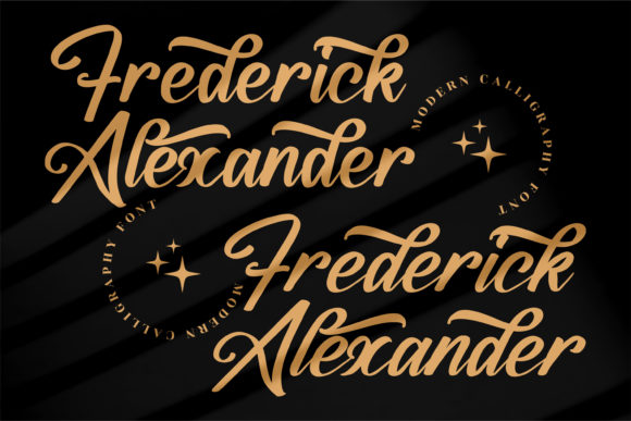 Frederick Alexander Font Poster 2