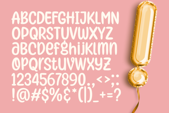 Friendly Smiley Font Poster 8