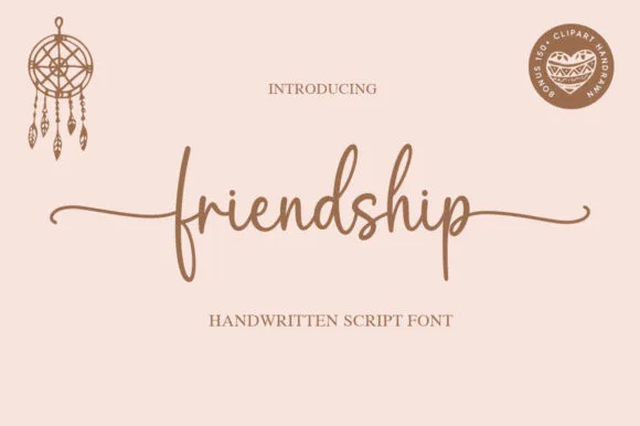 Friendship Font Friendship Font Poster 1