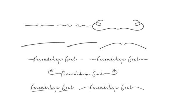 Friendship Goal Font Poster 4