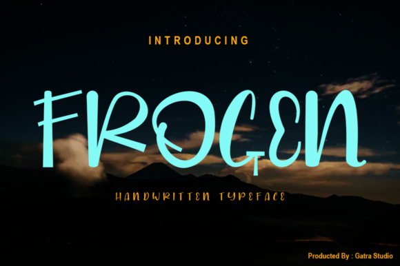 Frogen Font Poster 1