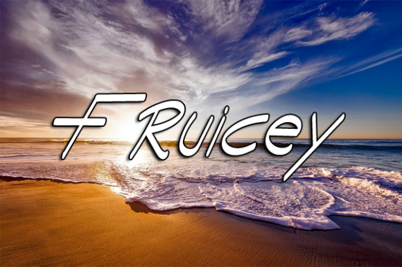 Fruicey Font Poster 1