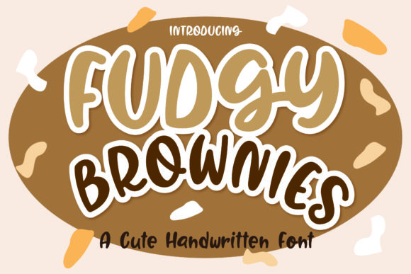 Fudgy Brownies Font Poster 1