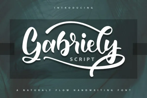 Gabrelly Font Gabrelly Font Poster 1
