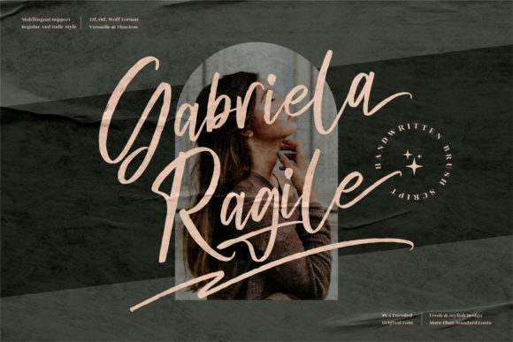 Gabriela Ragile Font Poster 1