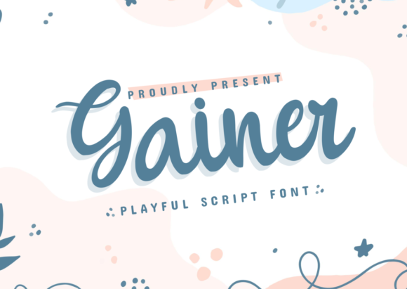 Gainer Font Poster 1