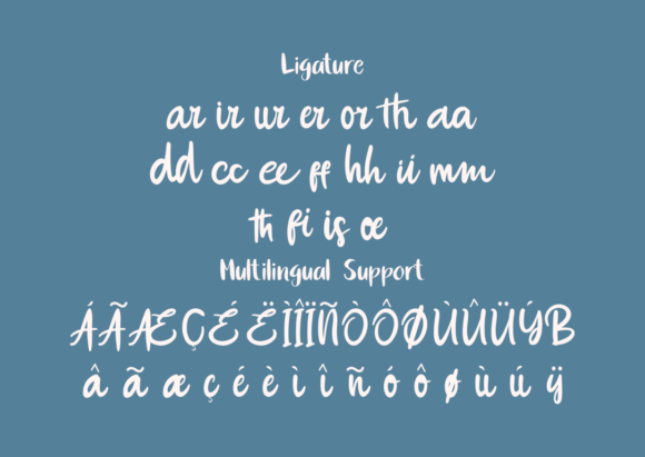 Gainer Font Poster 3