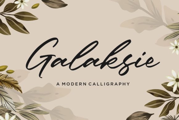 Galaksie Font Poster 1