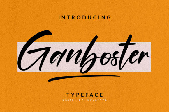 Ganboster Font