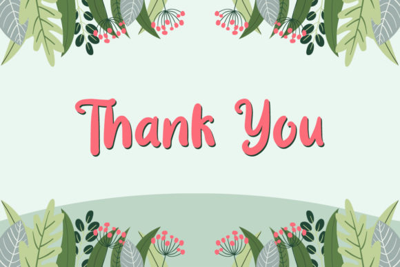 Garden Bloom Font Poster 8