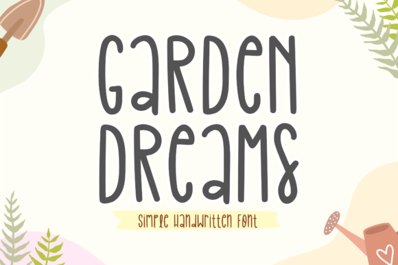 Garden Dreams Font Garden Dreams Font Poster 1