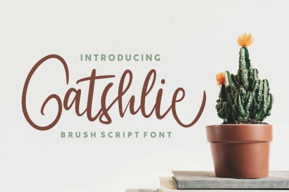 Gatshlie Script Font