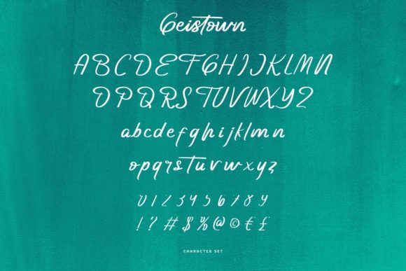 Geistown Font Poster 4