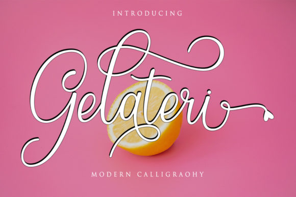 Gelateri Font Poster 1