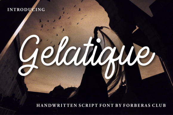 Gelatique Font Poster 1