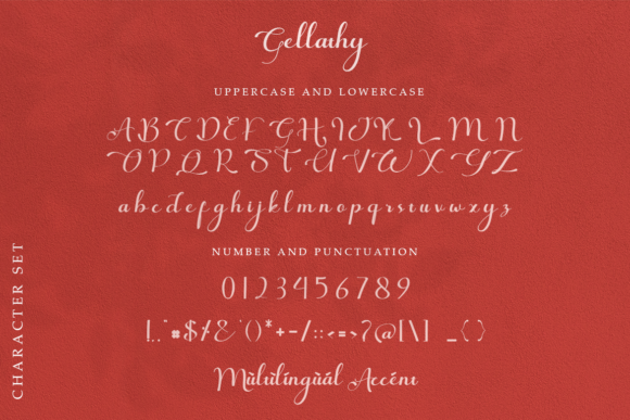 Gellathy Font Poster 6