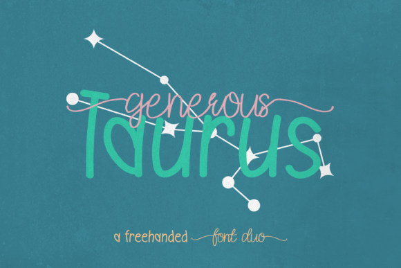 Generous Taurus Duo Font Poster 1