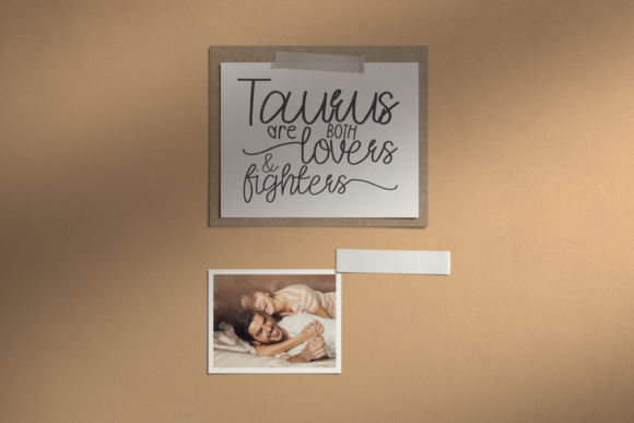 Generous Taurus Duo Font Poster 4