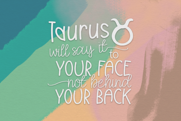 Generous Taurus Duo Font Poster 5