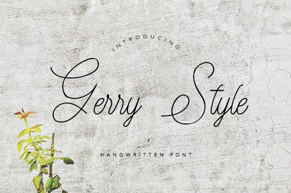 Gerry Style Font