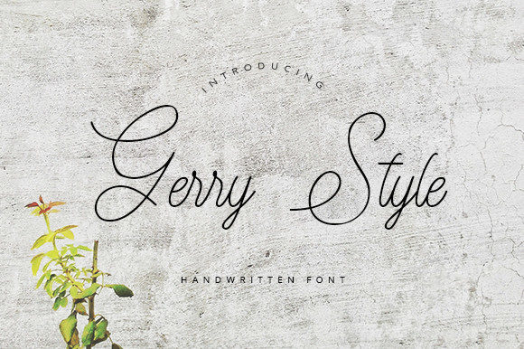 Gerry Style Font