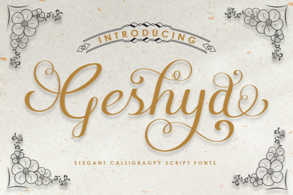 Geshya Font Poster 1