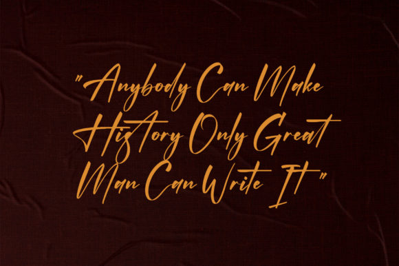 Gesturally Font Poster 4