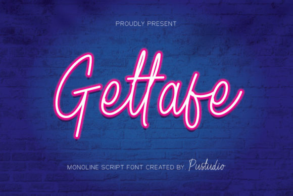 Gettafe Font Poster 1