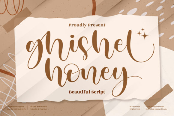 Ghisel Honey Font Poster 1
