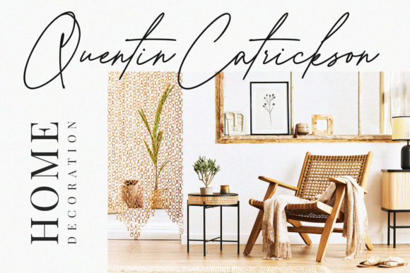 Gia Cristine Font Poster 4