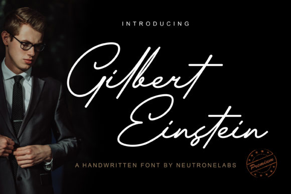 Gilbert Einstein Font Poster 1