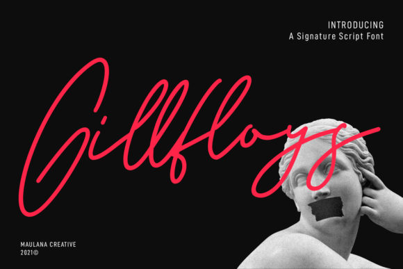 Gillfloys Font Poster 1