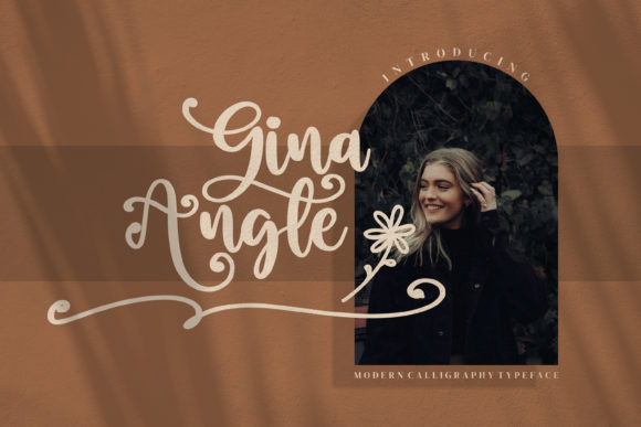 Gina Angle Font Poster 1