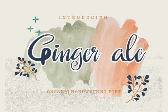 Ginger Ale Font Poster 1
