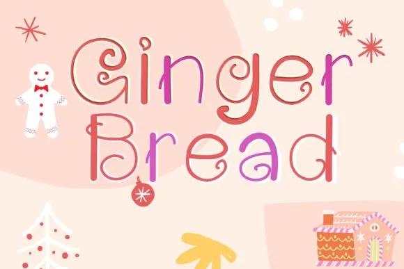 Ginger Bread Font Ginger Bread Font Poster 1