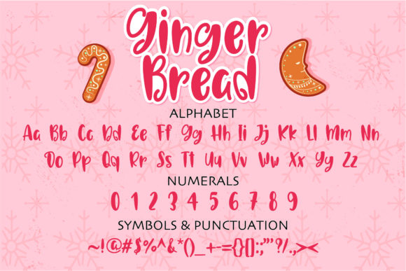 GingerBread Font Poster 2