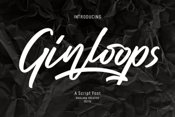 Ginloops Font Poster 1
