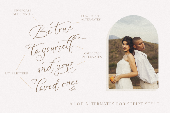 Giordano Gold Font Poster 6