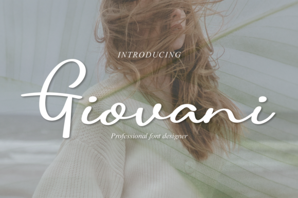 Giovani Font Poster 1