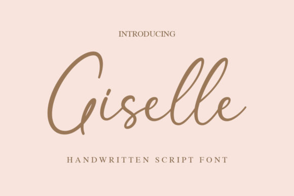 Giselle Font Poster 1