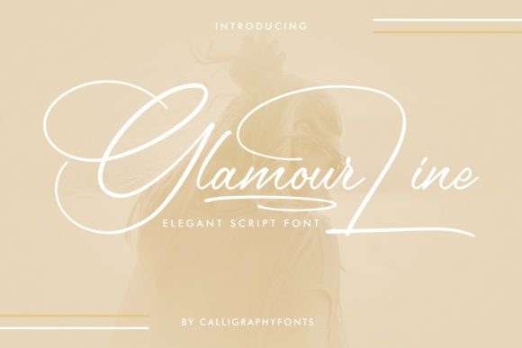 Glamour Line Font