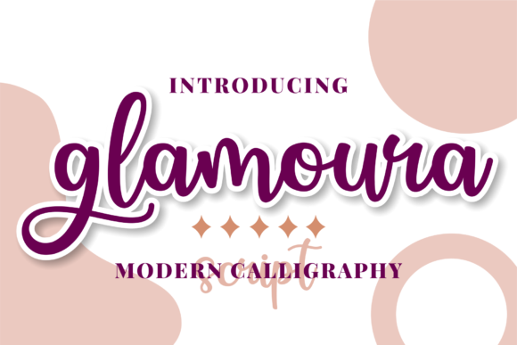 Glamoura Font Poster 1