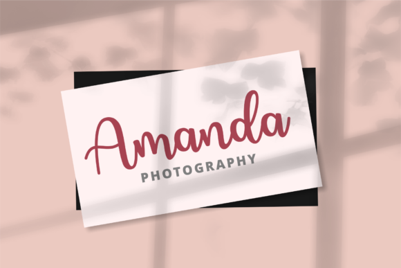 Glamoura Font Poster 8