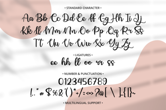 Glamoura Font Poster 9