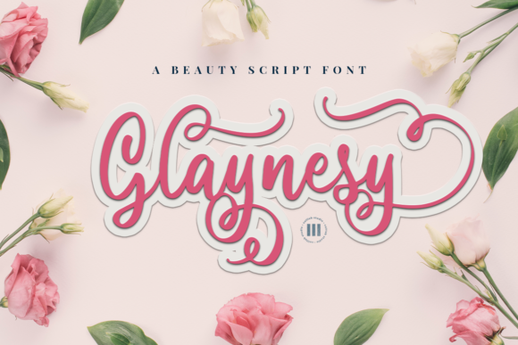 Glaynesy Font Poster 1