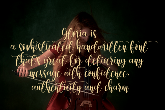 Gloria Font Poster 4