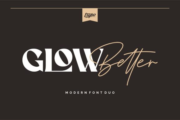 Glow Better Font Poster 1