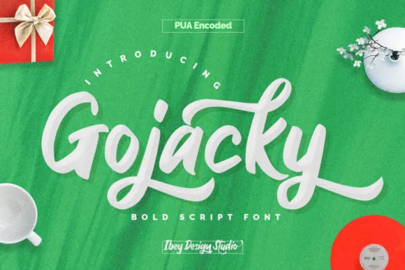 Gojacky Font Gojacky Font Poster 1