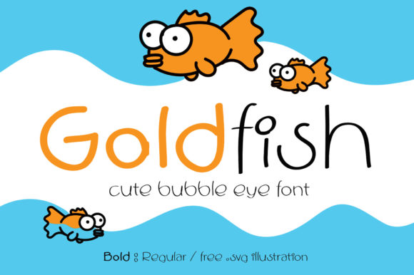 Goldfish Font Poster 1